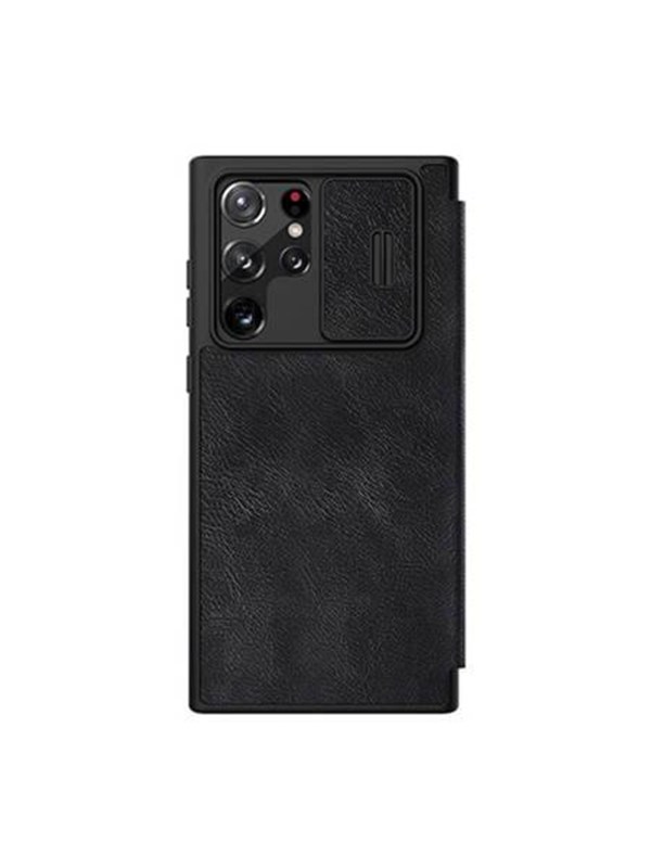 Nillkin Case Qin Leather Pro For Samsung S22 Ultra Black