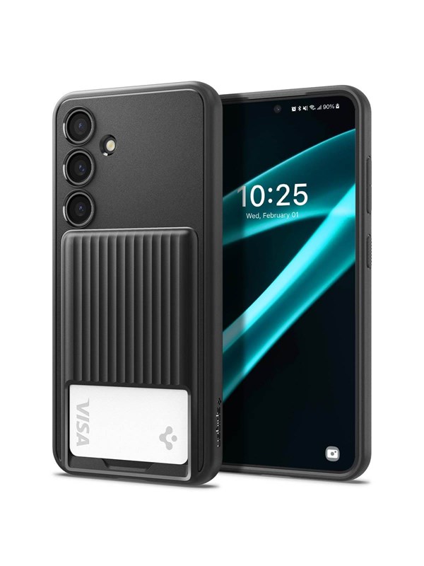 Spigen Liquid Slot Matte Black Samsung Galaxy S24