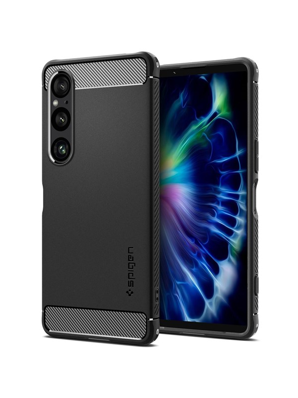 Spigen Rugged Armor Matte Black Sony Xperia 1 Vi