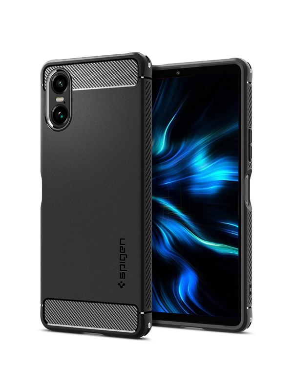 Spigen Rugged Armor Matte Black Sony Xperia 10 Vi