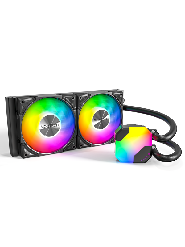 Montech Hyper Flow ARGB 240 - Black - CPU Vattenkylare - Max 29 dBA - Köp för SEK 790 - Spara 22%