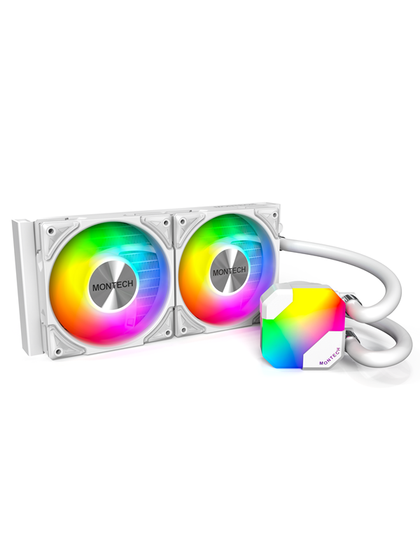 Montech Hyper Flow ARGB 240 - White - CPU Vattenkylare - Max 29 dBA - Köp för SEK 790 - Spara 22%