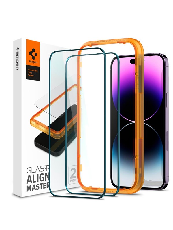 Spigen tR Align Master 2 Pack - FC black - iPhone 14 Pro Max