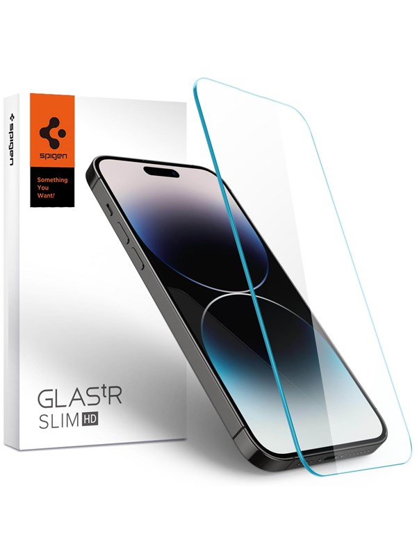 Produktfoto för Spigen Glass tR Slim HD 1 Pack Transparency Sensor Protection - iPhone 14 Pro