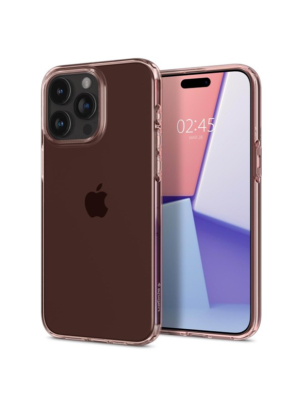Produktfoto för Spigen Crystal Flex iPhone 15 Pro Max rose crystal