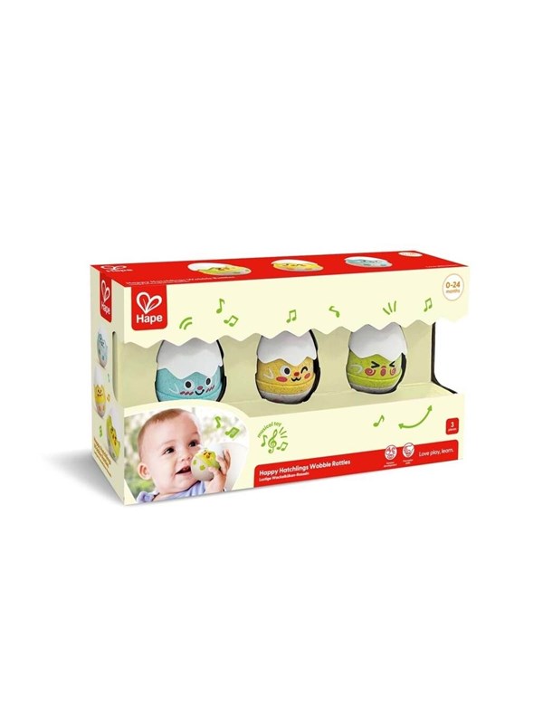 Hape set med vippande, skallrande ägg
