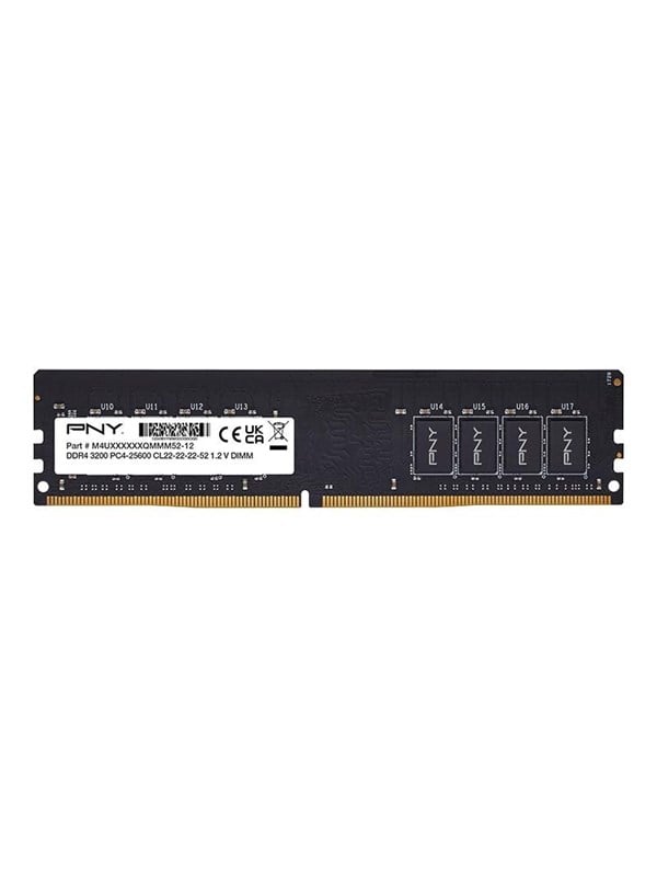 PNY Performance DDR4-3200 - 16GB - CL22 - Single Channel (1 pcs) - Svart