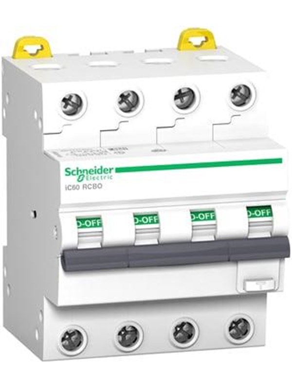 Schneider Electric Combination switch Acti 9 iC60 4P 32A 300mA C characteristic 6kA class A