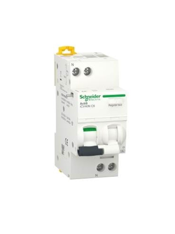 Schneider Electric Acti9 Combination switch iCV40N 1P+N 10A B 30mA 6kA at A 36 mm
