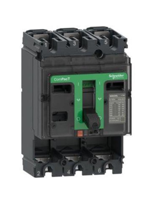 Schneider Electric Circuit breaker without current relay ComPacT NSX160F 36 kA at 415 VAC 50/60 Hz 160 A 3 poles