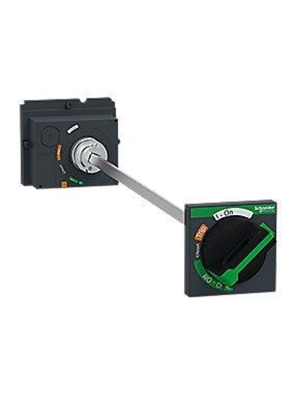 Schneider Electric Extended rotary handle ComPacT NSX 100/160/250 black handle shaft length 185 to 600 mm IP55