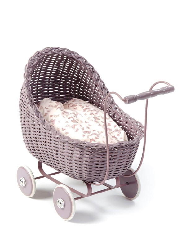 Smallstuff - Doll Stroller - Dark Rose
