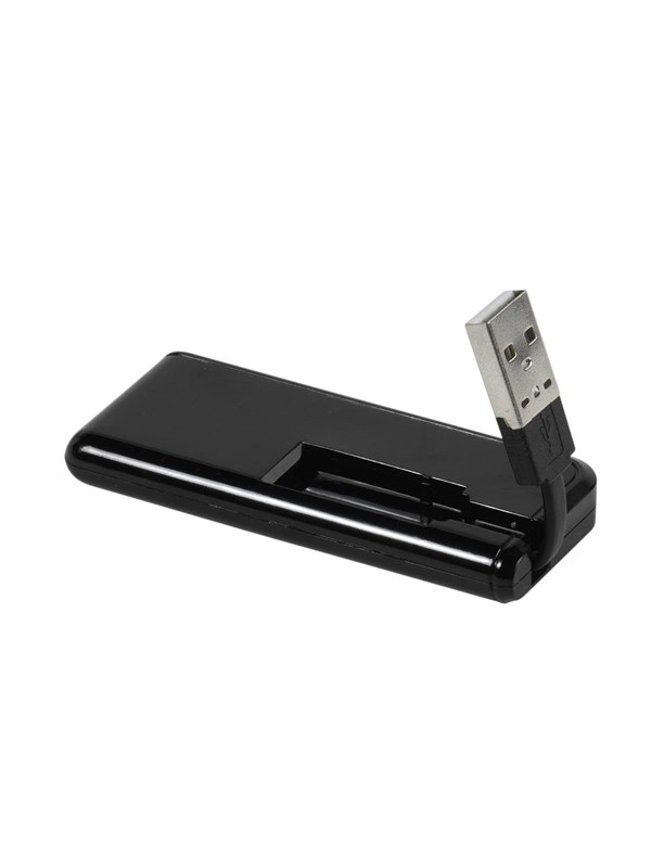 Vivanco IT-USBHUB4SL USB Hub - USB 2.0 - 4 porte - Svart