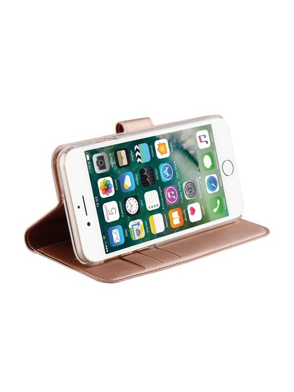 Vivanco Classic Plånboksfodral iPhone SE/8/7/6S Rosa