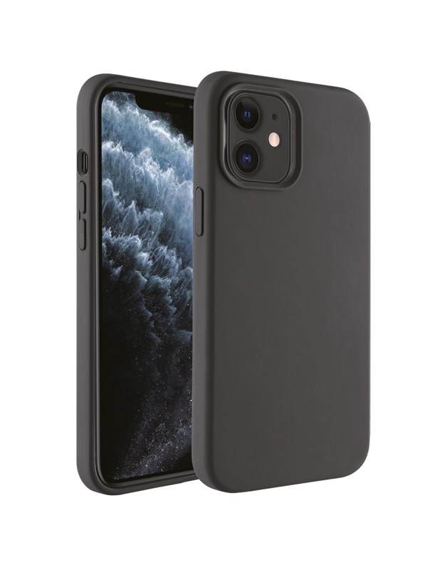 Vivanco Hype Silikonskal iPhone 12 / 12 Pro Svart