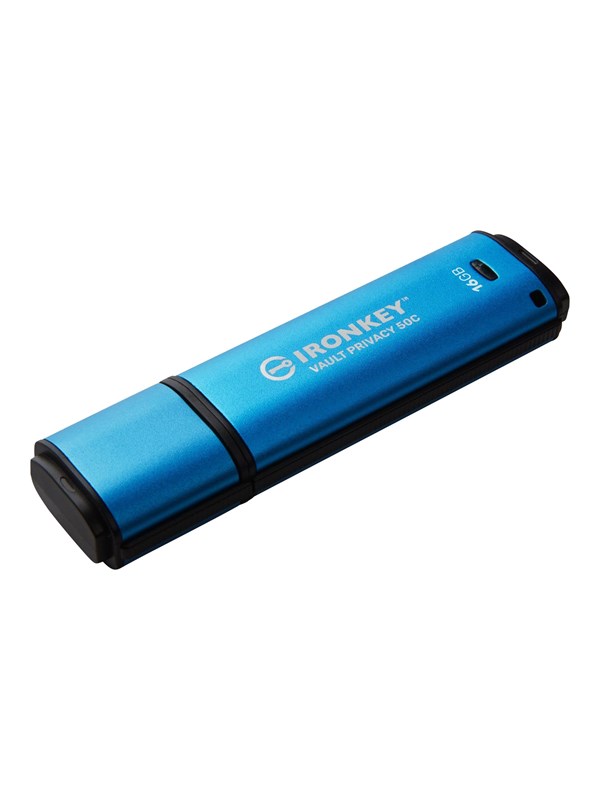 Kingston IronKey Vault Privacy 50 (USB-C 3.2) - 16GB - USB-minne
