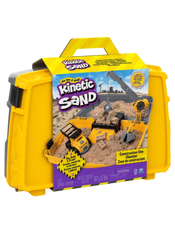 Kinetic Sand Construction Folding Sandbox
