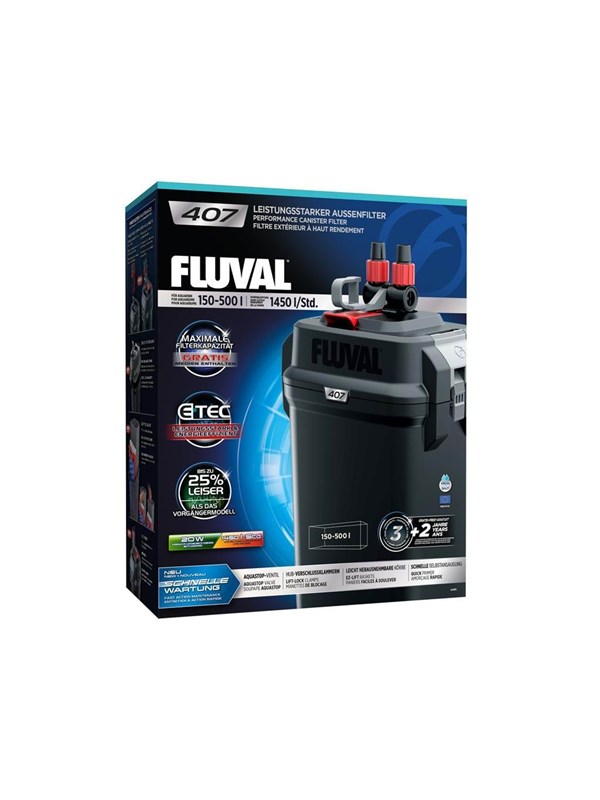 FLUVAL 407, 1450 ltr./t. 23W. 150-500 L.