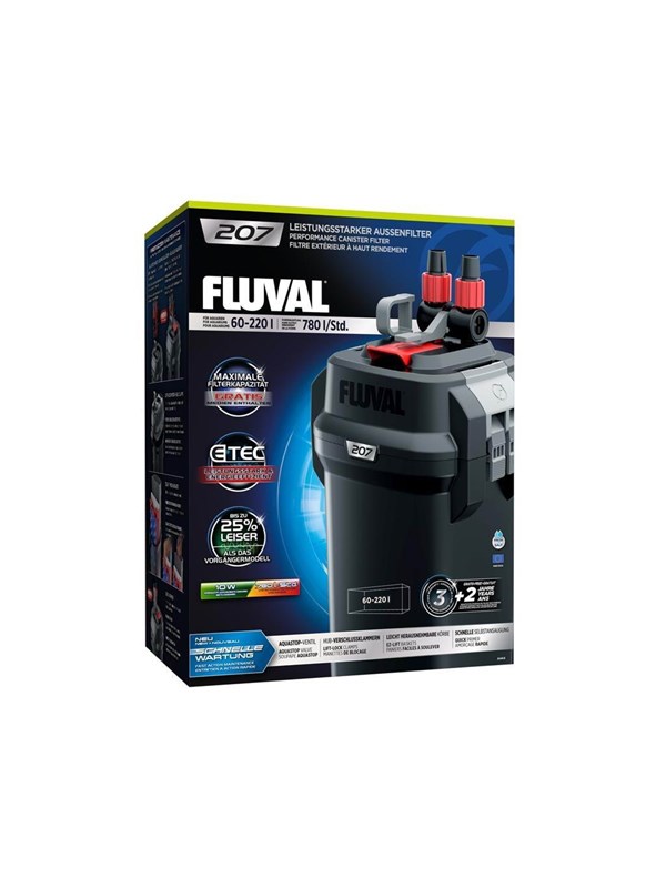 FLUVAL 207 780 ltr./h. 10 watts. 60-220 L