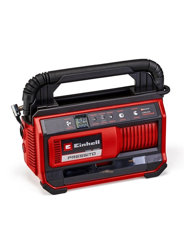 Produktfoto för Einhell Einhell PRESSITO 18/25 kompressor 11 bar 18V u/batteri og lader