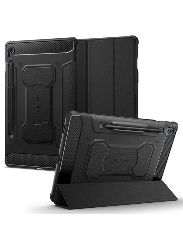 Spigen Rugged Armor Pro For Samsung Galaxy Tab S9 Fe 2023 Black