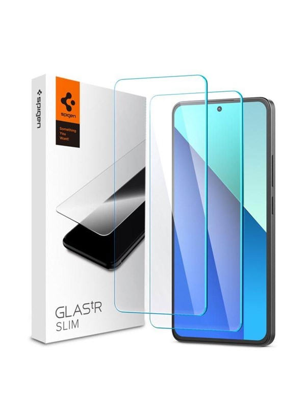 Spigen Glass Tr Slim 2 Pack For Xiaomi Redmi Note 13