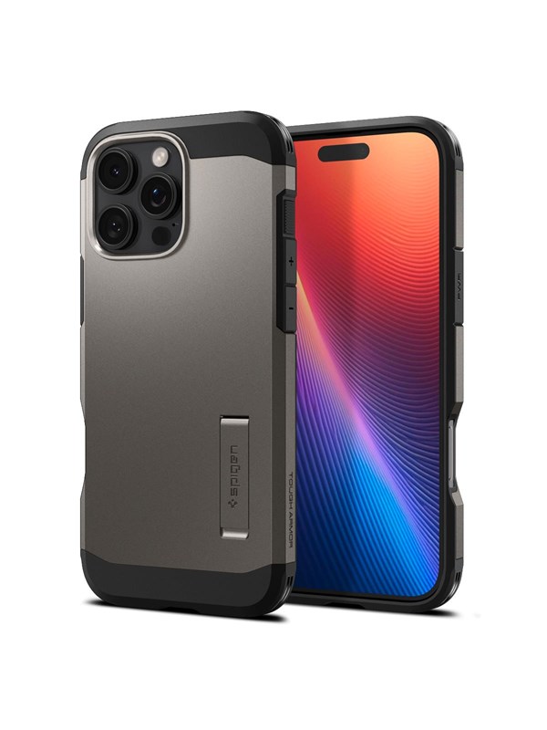 Spigen Tough Armor MagSafe - gunmetal - iPhone 16 Pro