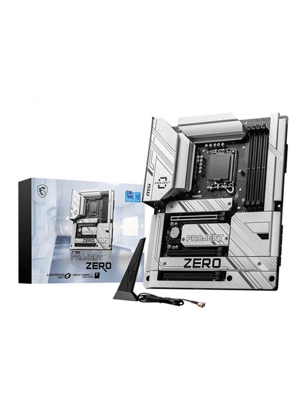 Msi Z790 Project Zero Moderkort Intel Z790 Intel Lga1700 Socket Ddr5 Ram Atx
