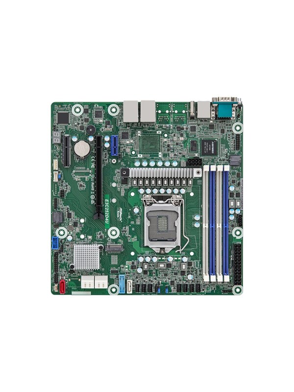 Asrock Rack E3c252d4u Motherboard Micro Atx Lga1200 Socket C252 Moderkort Intel C252 Intel Lga1200 Socket Ddr4 Ram Micro Atx