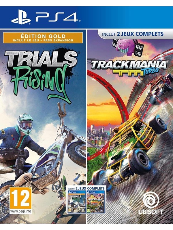 Trials Rising Gold Edition Trackmania Turbo Sony Playstation 4 Racing