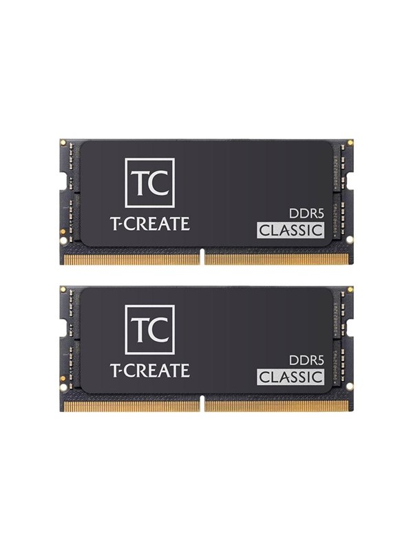 Team Group T Create Classic Sodimm Ddr5 5600 64gb Cl46 Dual Channel 2 Pcs Svart