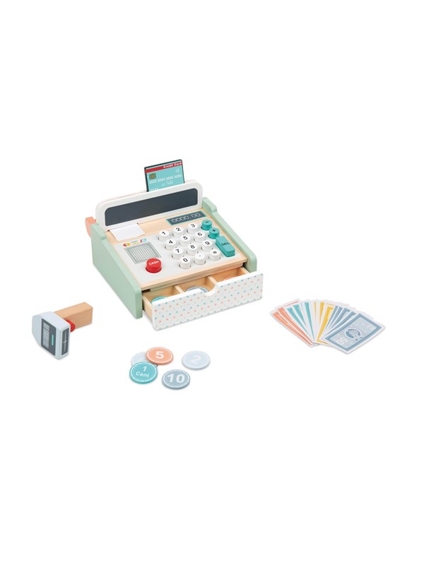 Small Wood Cash Register