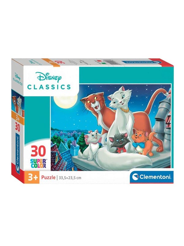 Clementoni Jigsaw Puzzle Super Color Disney Animals 30 pcs. Golv