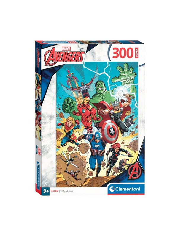 Clementoni Jigsaw Puzzle Super Color The Avengers 300pcs. Golv