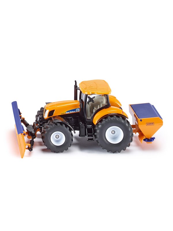SIKU Siku 1:50 traktor med plog och saltspridare
