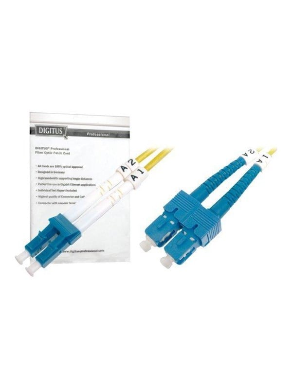 DIGITUS patch cable - 10 m - yellow - Gul - 10m