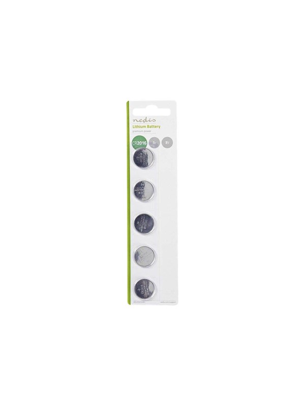 Nedis BALCR20165BL battery - 5 x CR2016 - Li