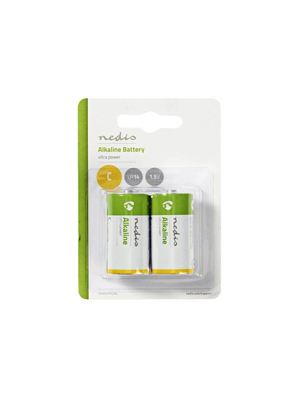 Nedis BAAKLR142BL battery - 2 x C - Alkaline