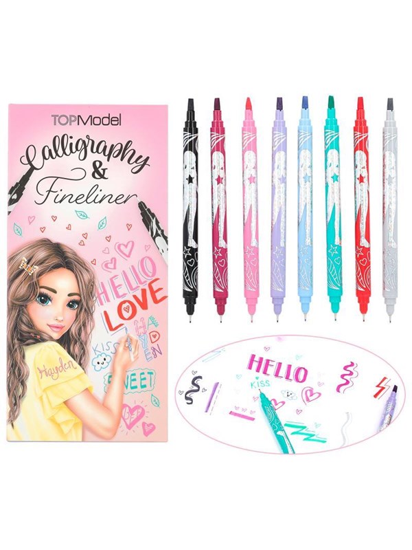 Alternativ bild 0 för Depesche TOPModel - Calligraphy & Finliner Set (411392)