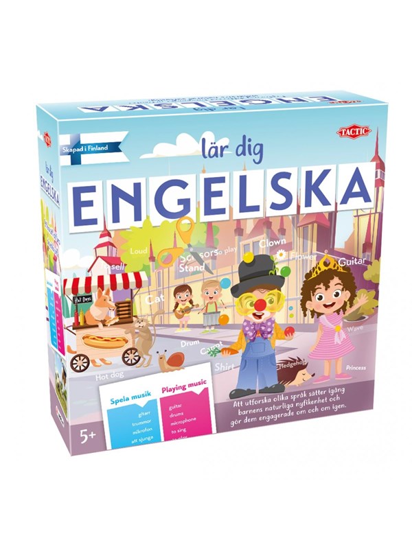 Produktfoto för TACTIC Spel Lär dig engelska 7+