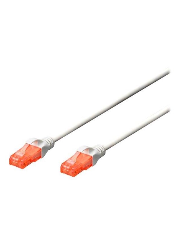 DIGITUS CAT 6 U-UTP Patch Cord - 2m - Vit - 2m