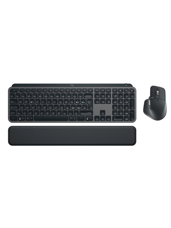 Logitech MX Keys Combo for Business - Tastatur & Mus set - Italiensk - Svart