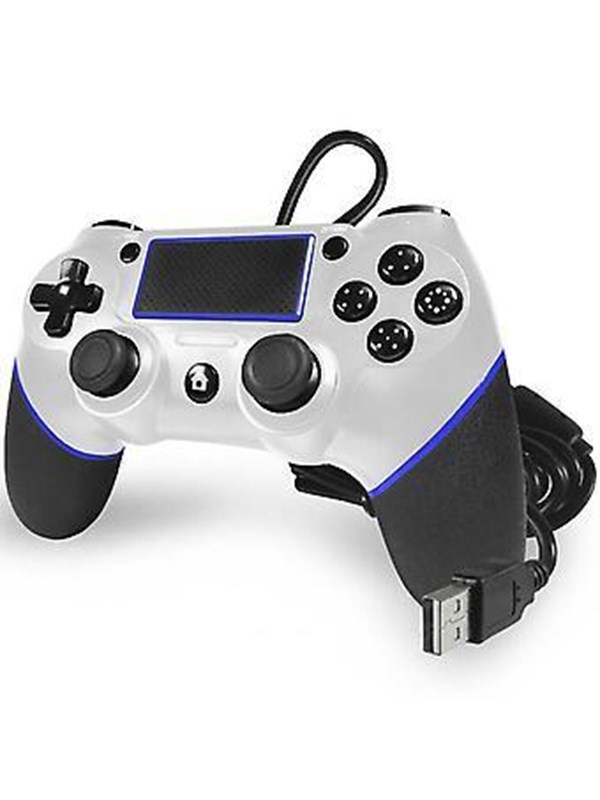 Teknogame Phantom P4 White Wired Controller Sony Playstation 4