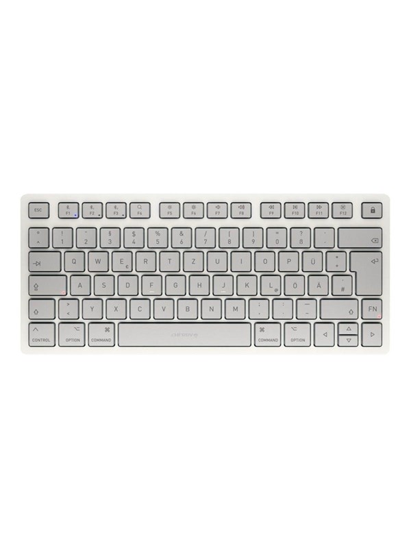 Cherry KW 7100 Mini - Tangentbord - Tysk - Grå