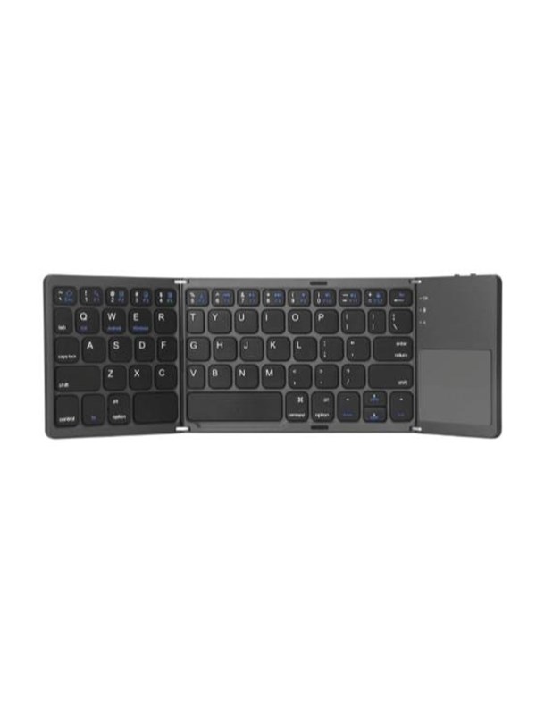 XtremeMac Bluetooth Travel Keyboard Foldable with Touchpad - Tangentbord - Engelska (US) - Svart