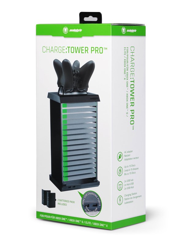 Snakebyte Charge Tower Pro Black Microsoft Xbox One