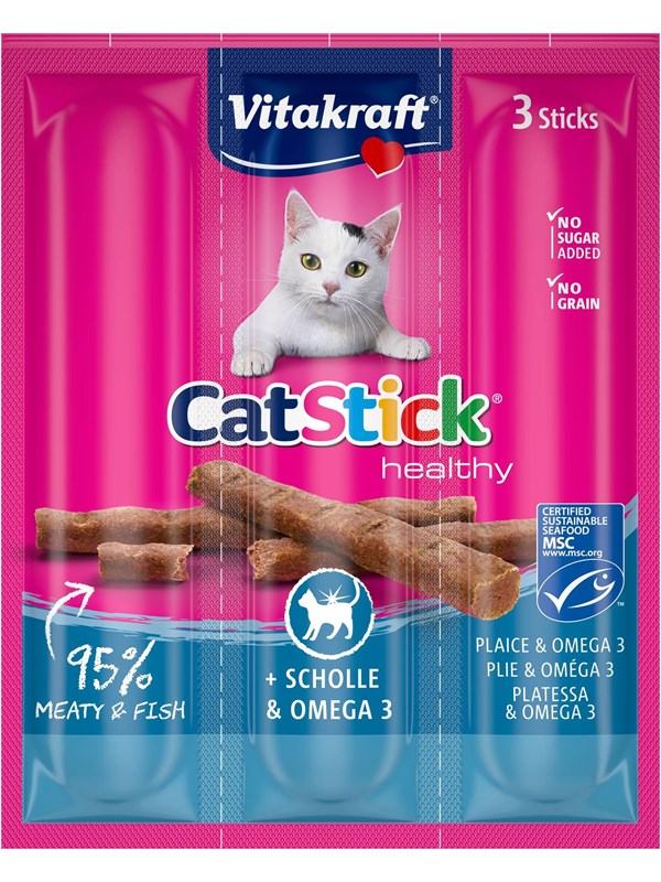 Vitakraft Cat Stick Scholle &amp; Omega 3 18g