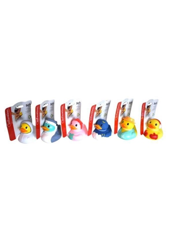 B-Kids Infantino Bath ducks 1 pcs - assorteret