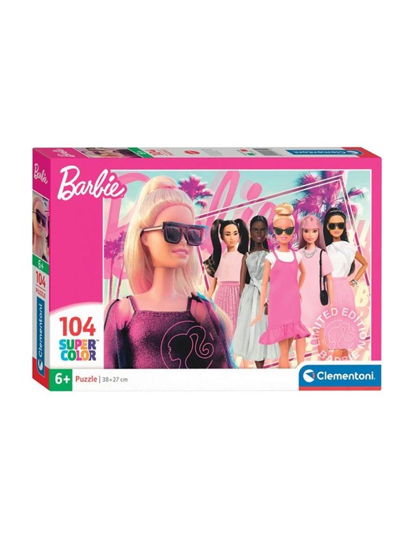 Clementoni Jigsaw Puzzle Super Color Barbie 104pcs. Golv