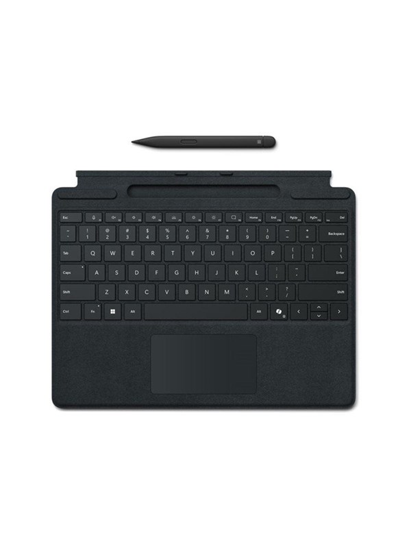 Microsoft Surface Pro Keyboard Tangentbord Engelska Storbritannien Svart